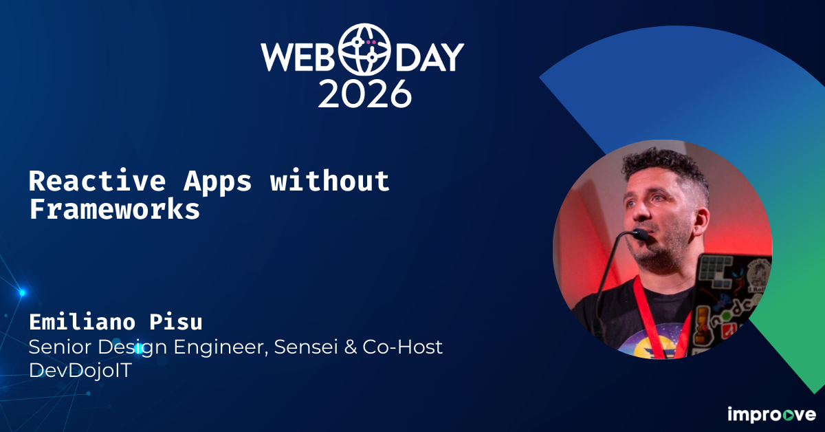 Reactive Apps senza Framework